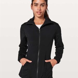 Lululemon “Such A Cinch” full zip windbreaker lightweight jacket w packable hood